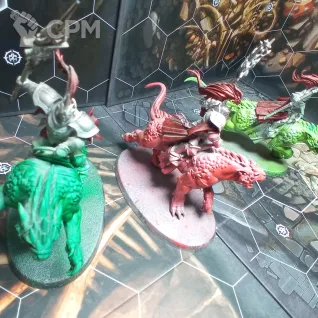 Описание картинки Evocators on Celestial Dracolines от Rembomak по цене 2 990руб | Свободный Рынок Миниатюр - СРМ