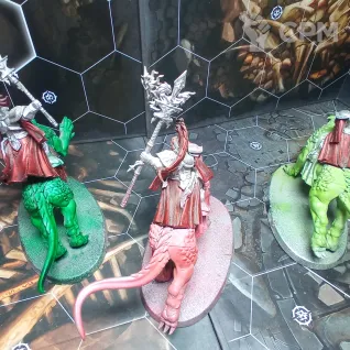 Описание картинки Evocators on Celestial Dracolines от Rembomak по цене 2 990руб | Свободный Рынок Миниатюр - СРМ