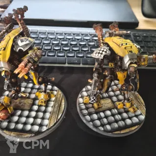 Описание картинки Imperial Knight Armigers от kotik по цене 3 500руб | Свободный Рынок Миниатюр - СРМ