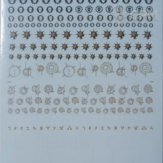 Описание картинки Word bearers Legion Transfer sheet Декали Несущих слово от Fle94 по цене 1 500руб | Свободный Рынок Миниатюр - СРМ