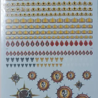 Описание картинки Word bearers Legion Transfer sheet Декали Несущих слово от Fle94 по цене 1 500руб | Свободный Рынок Миниатюр - СРМ