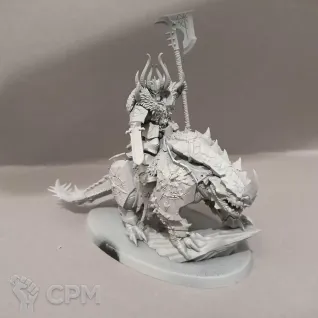 Описание картинки Chaos lord on karkadrak от Verg по цене 2 000руб | Свободный Рынок Миниатюр - СРМ