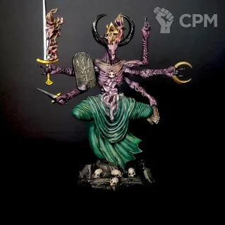 Описание картинки Baphomet Sorcerer от Настя-Маркер по цене 1 000руб | Свободный Рынок Миниатюр - СРМ