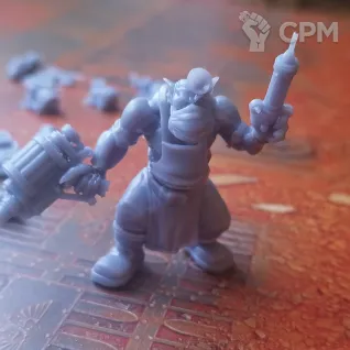 Описание картинки Ork boyz medik от StaleWarsoff по цене 400руб | Свободный Рынок Миниатюр - СРМ