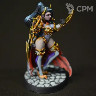 Описание картинки Ассасин девушка от Greatundead по цене 1 750руб | Свободный Рынок Миниатюр - СРМ