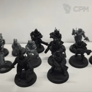 Описание картинки Kill Team Adeptus Arbites Exaction Squad от MagMund по цене 4 500руб | Свободный Рынок Миниатюр - СРМ