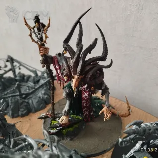 Описание картинки Vizzik Skour, Prophet of the Horned Rat от Pers по цене 10 000руб | Свободный Рынок Миниатюр - СРМ