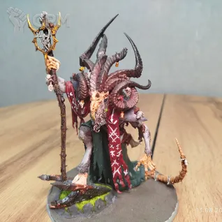 Описание картинки Vizzik Skour, Prophet of the Horned Rat от Pers по цене 9 700руб | Свободный Рынок Миниатюр - СРМ