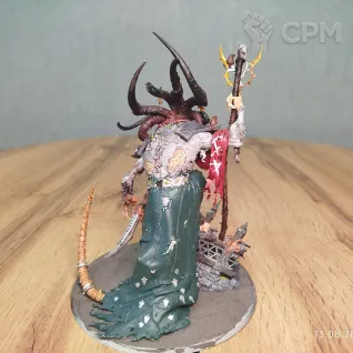 Описание картинки Vizzik Skour, Prophet of the Horned Rat от Pers по цене 9 700руб | Свободный Рынок Миниатюр - СРМ