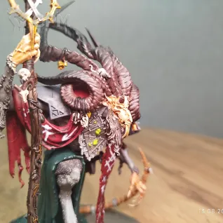 Описание картинки Vizzik Skour, Prophet of the Horned Rat от Pers по цене 9 700руб | Свободный Рынок Миниатюр - СРМ