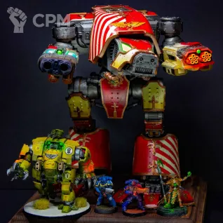 Описание картинки Warhound Titan Legio Atarus от Jhony James по цене 30 000руб | Свободный Рынок Миниатюр - СРМ