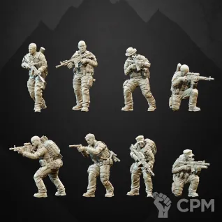 Описание картинки Современная американская пехота 28 -32 мм от Marcus по цене 1 000руб | Свободный Рынок Миниатюр - СРМ