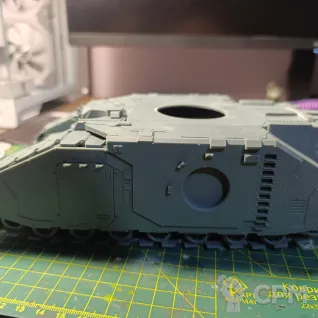 Описание картинки Glaive Super-Heavy Special Weapons Tank от ABATt по цене 2 700руб | Свободный Рынок Миниатюр - СРМ
