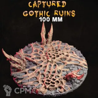 Описание картинки Captured Gothic Ruins 100мм от 3Д-Печка по цене 300руб | Свободный Рынок Миниатюр - СРМ