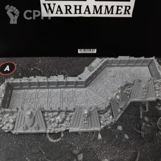 Описание картинки Wall of Martyrs: Imperial Defence Line от Fle94 Miniatures по цене 3 600руб | Свободный Рынок Миниатюр - СРМ
