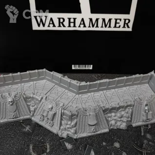 Описание картинки Wall of Martyrs: Imperial Defence Line от Fle94 Miniatures по цене 3 600руб | Свободный Рынок Миниатюр - СРМ