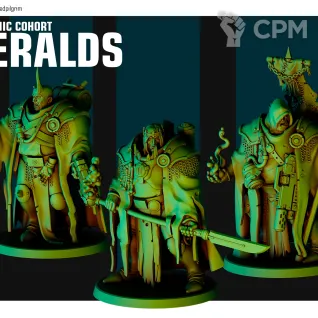 Описание картинки Heralds Miasmic cohort от PocketSized Prints по цене 900руб | Свободный Рынок Миниатюр - СРМ