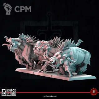 Описание картинки Goreboars от PocketSized Prints по цене 2 890руб | Свободный Рынок Миниатюр - СРМ