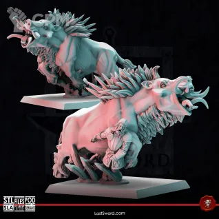 Описание картинки Goreboars от PocketSized Prints по цене 2 890руб | Свободный Рынок Миниатюр - СРМ