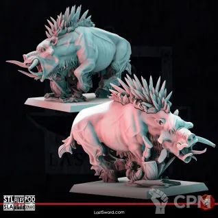 Описание картинки Goreboars от PocketSized Prints по цене 2 890руб | Свободный Рынок Миниатюр - СРМ