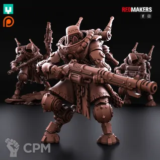 Описание картинки Omniforge Tech Rangers от PocketSized Prints по цене 1 990руб | Свободный Рынок Миниатюр - СРМ