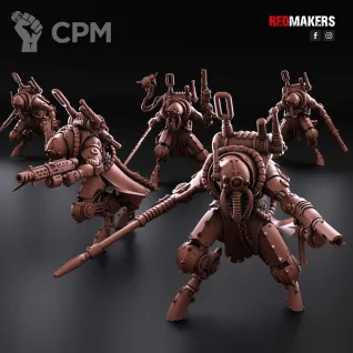 Описание картинки Omniforge Phantom Reapers от PocketSized Prints по цене 1 300руб | Свободный Рынок Миниатюр - СРМ