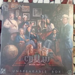 Описание картинки Ctulhu death may die unspeakable box в плёнке от Tiran по цене 25 000руб | Свободный Рынок Миниатюр - СРМ
