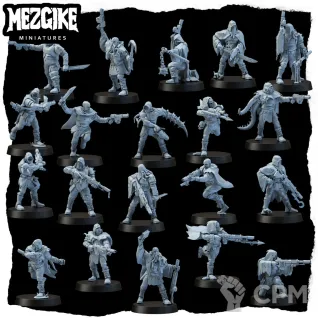 Описание картинки Cultists of the dredge от PocketSized Prints по цене 1 300руб | Свободный Рынок Миниатюр - СРМ