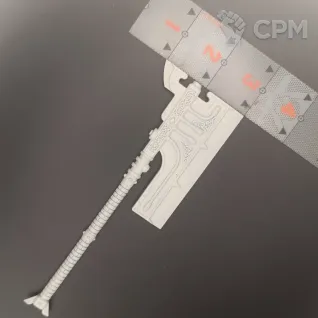 Описание картинки Кастомная линейка Топор Лиги Вотанн для Kill Team 6 дюймов. от Тëмная кузница/Dark  по цене 500руб | Свободный Рынок Миниатюр - СРМ