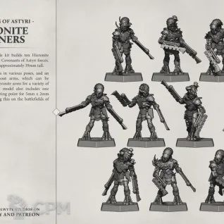 Описание картинки Hieronite Raveners от PocketSized Prints по цене 1 400руб | Свободный Рынок Миниатюр - СРМ