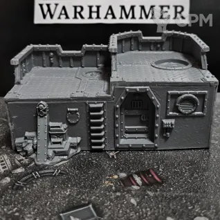 Описание картинки Imperial bunker от Fle94 Miniatures по цене 2 100руб | Свободный Рынок Миниатюр - СРМ