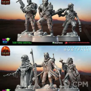 Описание картинки Task Force Dustfall от PocketSized Prints по цене 1 400руб | Свободный Рынок Миниатюр - СРМ
