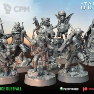Описание картинки Task Force Dustfall от PocketSized Prints по цене 1 400руб | Свободный Рынок Миниатюр - СРМ