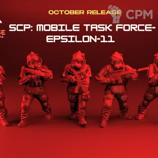 Описание картинки SCP Mobile Task Force Epsilon 11 от PocketSized Prints по цене 750руб | Свободный Рынок Миниатюр - СРМ