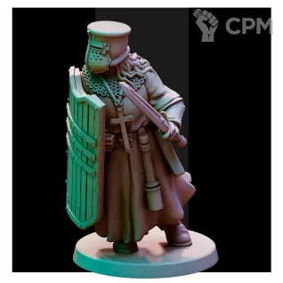 Описание картинки Trench Templars Reinforcement от PocketSized Prints по цене 800руб | Свободный Рынок Миниатюр - СРМ