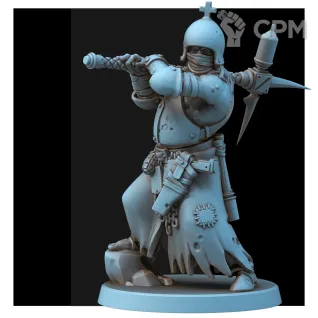 Описание картинки Knights of the Leper от PocketSized Prints по цене 800руб | Свободный Рынок Миниатюр - СРМ