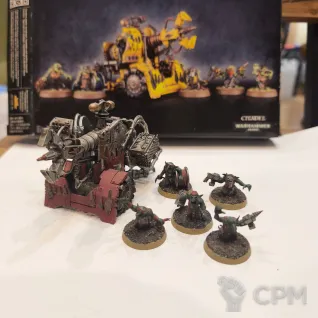 Описание картинки Ork Mek Gun от WB ZLo по цене 4 900руб | Свободный Рынок Миниатюр - СРМ