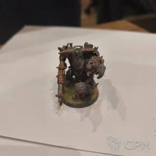 Описание картинки Ork Warboss with attack squig от WB ZLo по цене 3 000руб | Свободный Рынок Миниатюр - СРМ