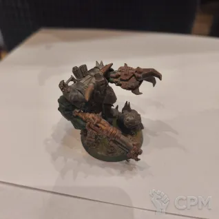 Описание картинки Ork Warboss with attack squig от WB ZLo по цене 3 000руб | Свободный Рынок Миниатюр - СРМ