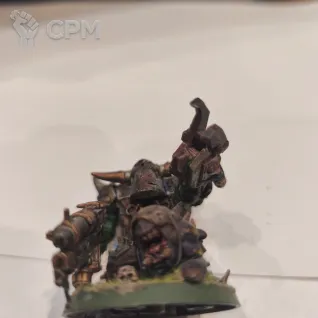 Описание картинки Ork Warboss with attack squig от WB ZLo по цене 3 000руб | Свободный Рынок Миниатюр - СРМ