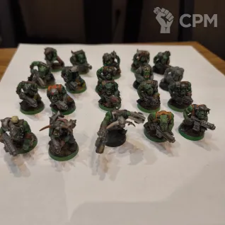 Описание картинки Ork Boyz (old) от WB ZLo по цене 3 000руб | Свободный Рынок Миниатюр - СРМ