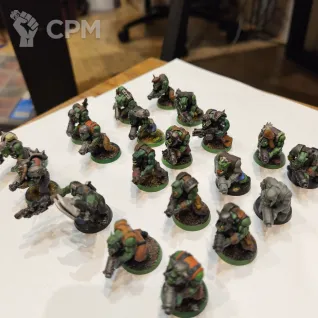 Описание картинки Ork Boyz (old) от WB ZLo по цене 3 000руб | Свободный Рынок Миниатюр - СРМ