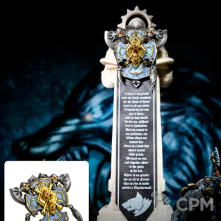Описание картинки Space Wolves Honour of Fenris Seal Badge Почётный знак Космических волков от Fle94 по цене 2 500руб | Свободный Рынок Миниатюр - СРМ