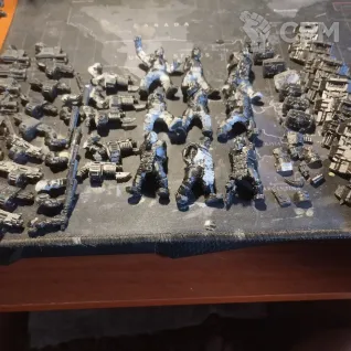 Описание картинки Ogryn squad or ogryn bodyguard от Сасаево по цене 2 500руб | Свободный Рынок Миниатюр - СРМ