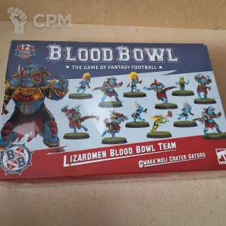 Описание картинки Lizardmen Blood Bowl Team – Gwaka'moli Crater Gators от Dofur по цене 5 100руб | Свободный Рынок Миниатюр - СРМ
