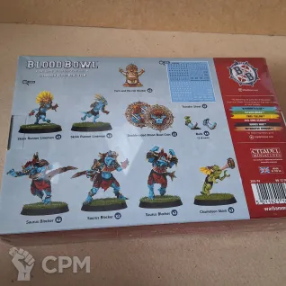 Описание картинки Lizardmen Blood Bowl Team – Gwaka'moli Crater Gators от Dofur по цене 5 100руб | Свободный Рынок Миниатюр - СРМ