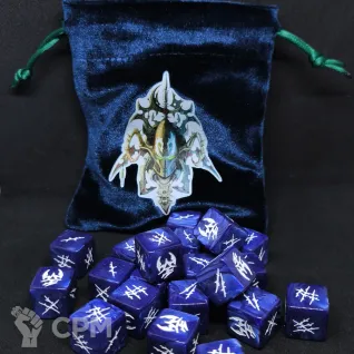 Описание картинки Drukhari Dice Кубы Тёмных Эльдар от Fle94 по цене 2 800руб | Свободный Рынок Миниатюр - СРМ