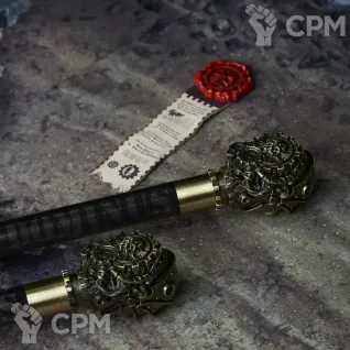 Описание картинки Omnissian Staff Themed Umbrella — зонт/посох/стимул Магоса Механикус от Fle94 по цене 8 500руб | Свободный Рынок Миниатюр - СРМ