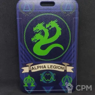 Описание картинки Картхолдер Alpha Legion от Fle94 по цене 300руб | Свободный Рынок Миниатюр - СРМ