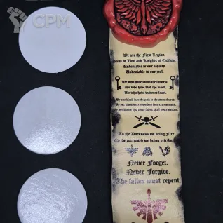Описание картинки Печать чистоты Тёмных Ангелов Purity Seals Dark Angel от Fle94 по цене 2 100руб | Свободный Рынок Миниатюр - СРМ